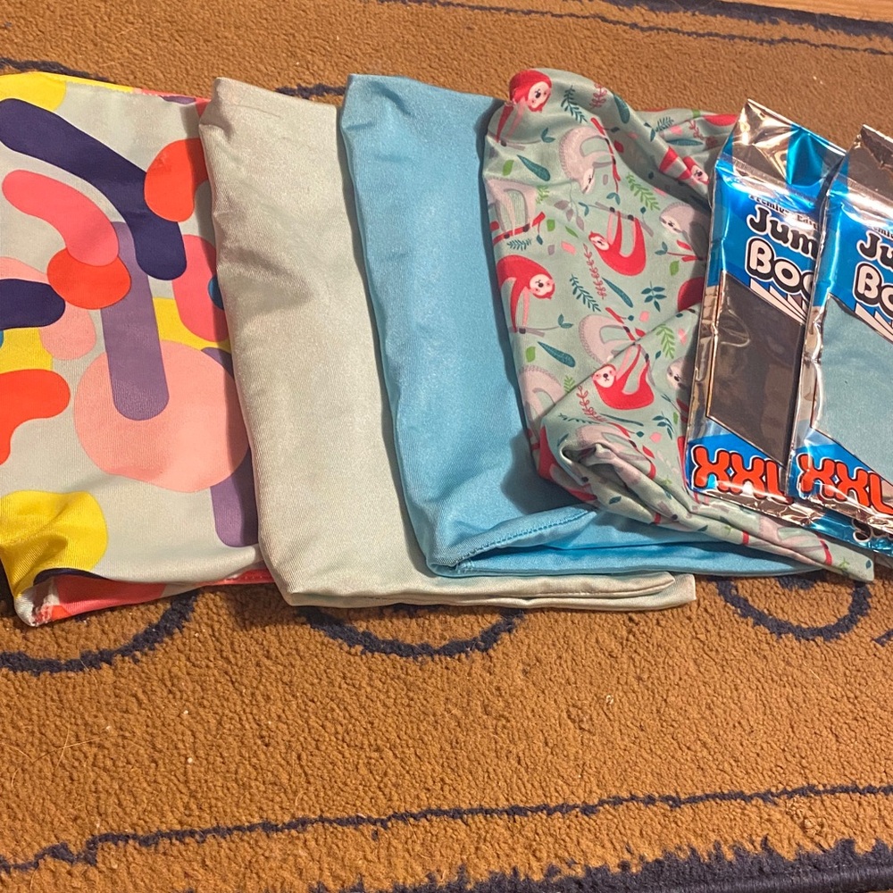 Colorful Fabric Book Cover Bundle